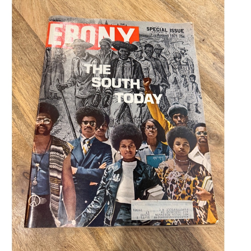 Vintage Ebony Magazine August 1971 Special Issue The South Today Black History
